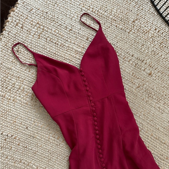 Lulu’s You Found Me Wine Red Maxi Dress, Size S - Picture 10 of 10